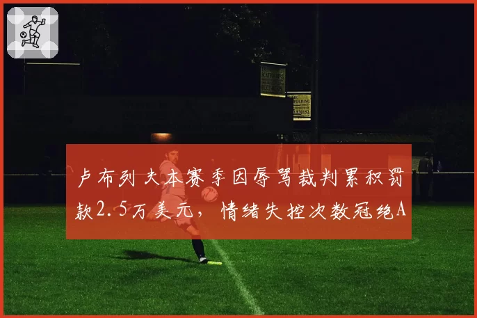 卢布列夫本赛季因辱骂裁判累积罚款2.5万美元，情绪失控次数冠绝ATP