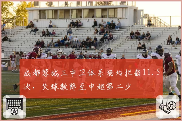成都蓉城三中卫体系场均拦截11.5次，失球数降至中超第二少
